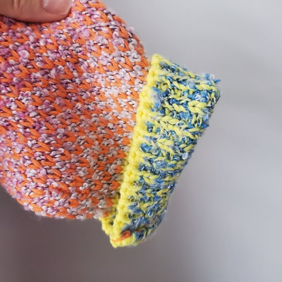 DEX Women's Patchwork Knit Cardigan Multi-colour Cozy Soft ASO Hallmark Movies - Picture 6 of 12